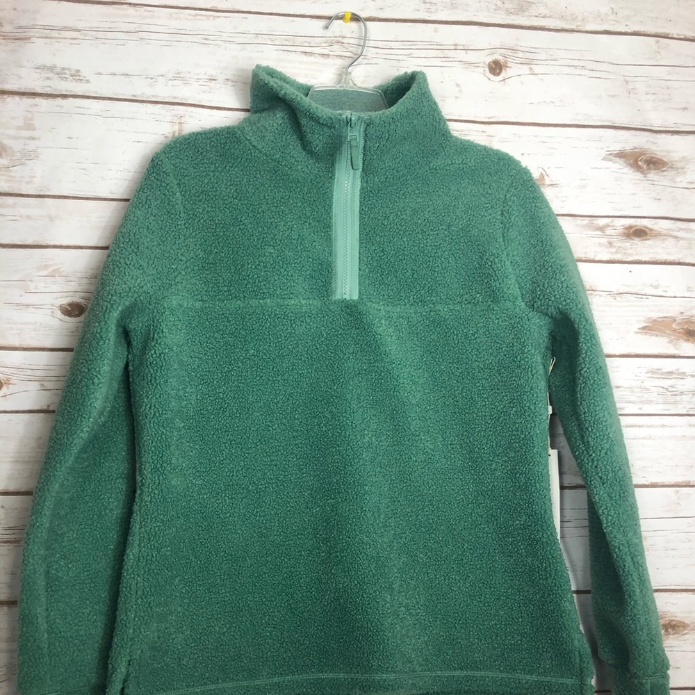 Caslon Cozy Small Quarter Zip Sherpa Pullover